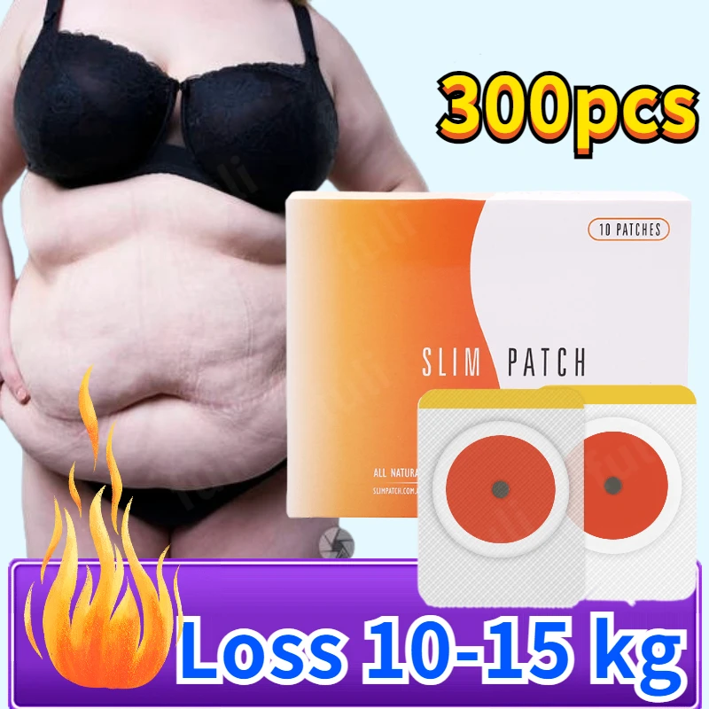 

300Pcs Extra Strong Slimming Slim Patch Fat Burning Slimming Products Body Belly Waist Losing Weight Cellulite Fat Burner Sticke