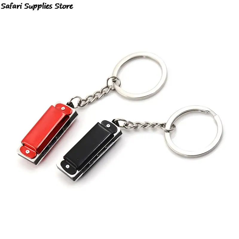 1 шт. 4 отверстия 8 тонов Мини гармоника музыкальный инструмент брелок детская