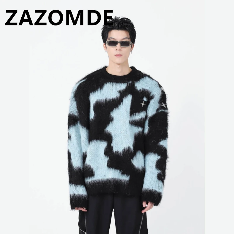 Рисунок 4 - Зимний винтажный свитер ZAZOMDE в стиле хип-хоп