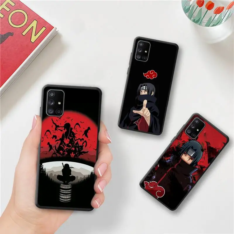 

Japan Anime Naruto Itachi Uchiha Phone Case For Samsung Galaxy A52 A21S A02S A12 A31 A81 A10 A30 A32 A50 A80 A71 A51 5G