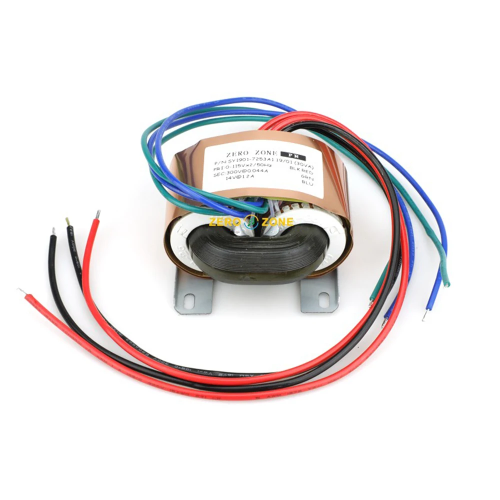 Трансформатор мощности R Niu 30VA PRT06B 300V @0.04A 14 в @ 1A