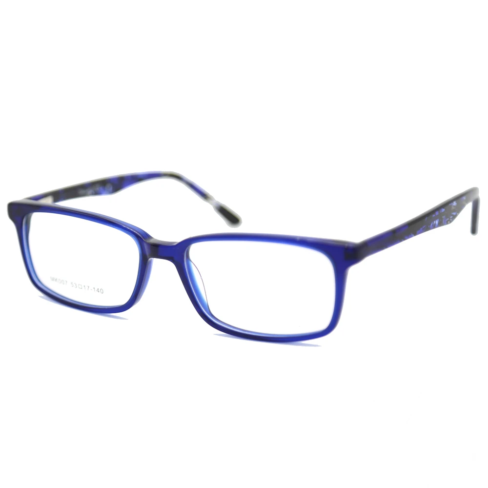 

LORETOROSA Rectangle Glasses Optical RX Lenses Prescription Myopia Hyperopia Oculos De Grau Feminino Leopard Blue Brown