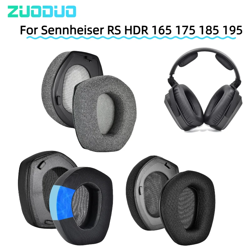 Фото Сменные амбушюры для Sennheiser RS HDR 165 175 185, наушники-вкладыши, фланелевые/овчина/футбольная сетка, амбушюры №1