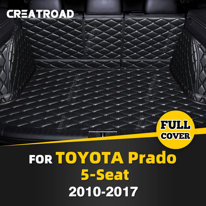 

Коврик для багажника с полным покрытием для Toyota Prado 5-Seat 2010-2017 16 15 14 13 12 11, защитный коврик для автомобильного багажника, аксессуары для защиты интерьера