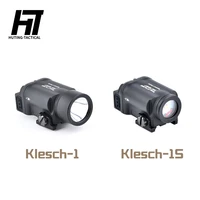 tactical pisto flashlight klesch 1 1s 2u 400lm weapon led light picatinny rail hunting rifle accessories outdoor field lighting