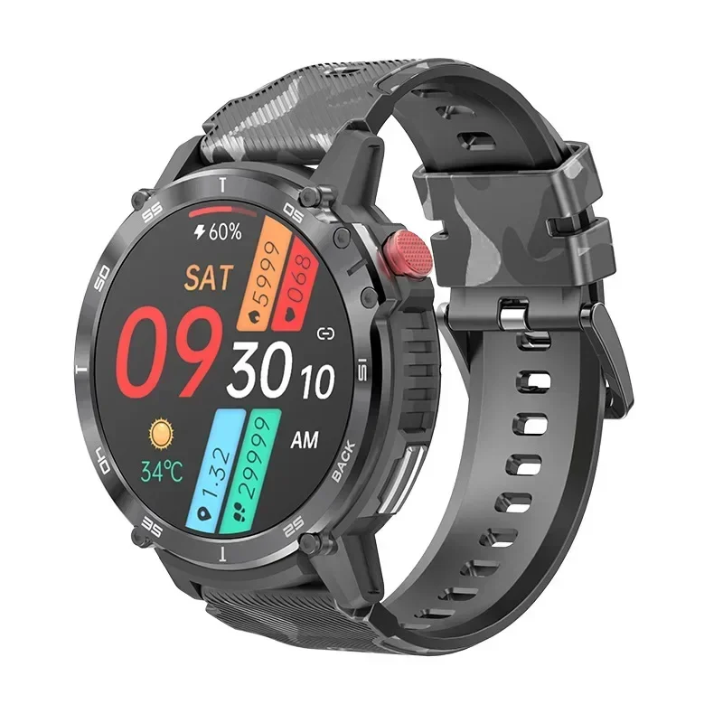 

2023 New Men's Smart Watch 4G ROM 1G RAM Sports monitor Watch 3ATM Waterproof Watch For Android IOS Bluetooth Call Smart Watch