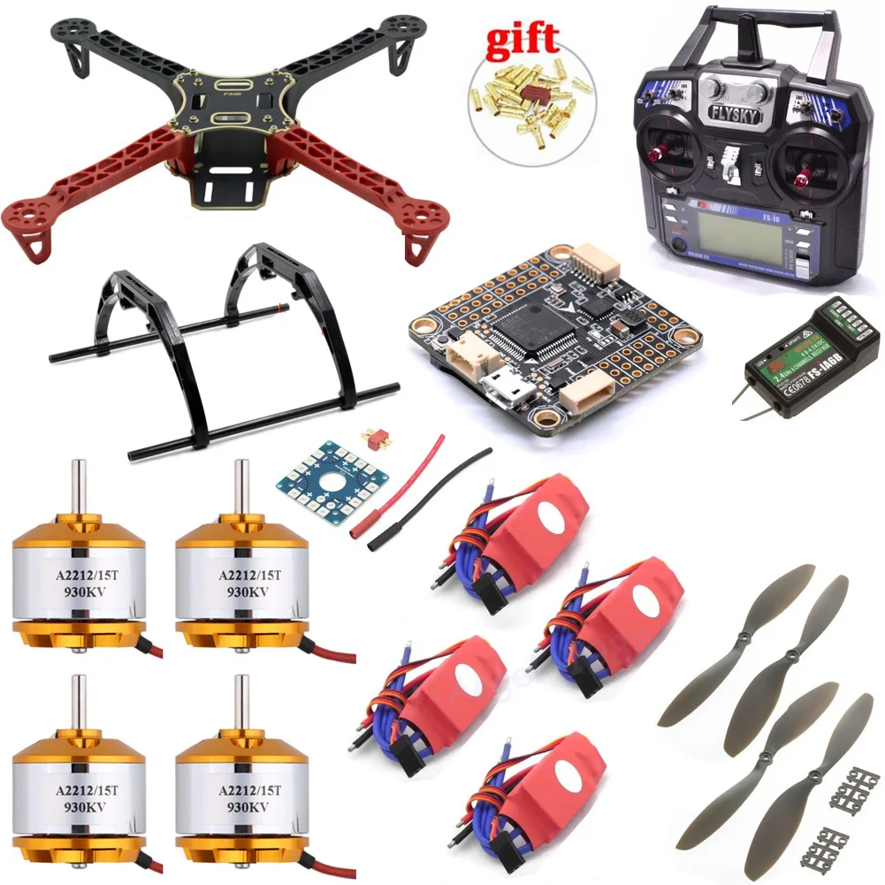 F330 PCB Frame Kit F4 плата контроллера полета XXD A2212 930KV двигатель 20A Simonk ESC 8038 реквизит для радиоуправляемого квадрокоптера