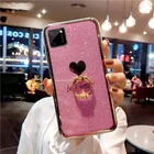 Мягкий блестящий чехол для OPPO Realme C21Y C35 C25S C25Y C11 C15 силиконовый чехол с кольцом Realme 8 Pro 9i 8i GT Master GT2 5s 6i 6s 9 Pro
