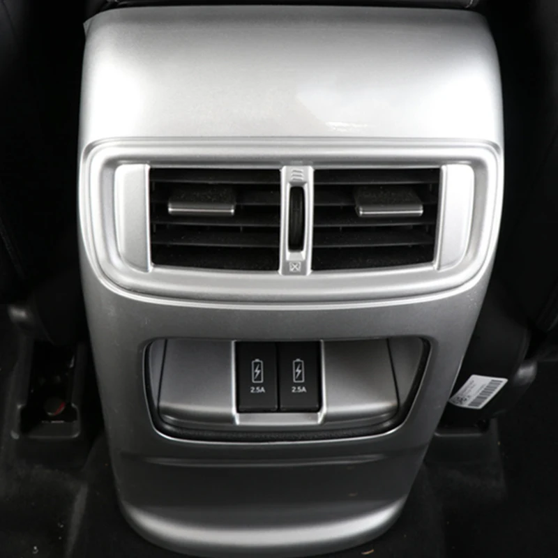 

1pcs Car Sticker Trim Frame Rear Back Air Conditioning Outlet Vent Parts Accessories For Honda CRV CR-V 2017-2021