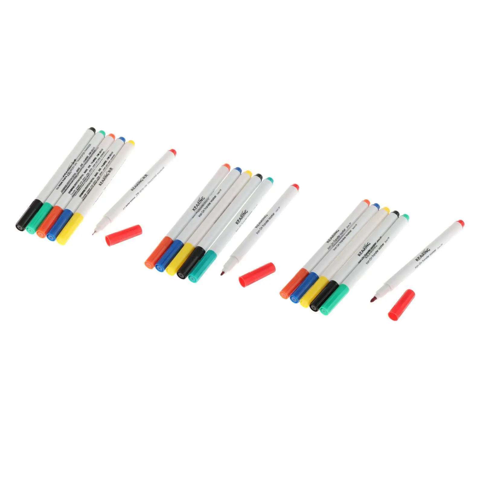 

6x Pen Writing Washable Waterproof Painting Sublimation Markers Pens for Bags Heat Transfer Tumbler Handbag T Shirt