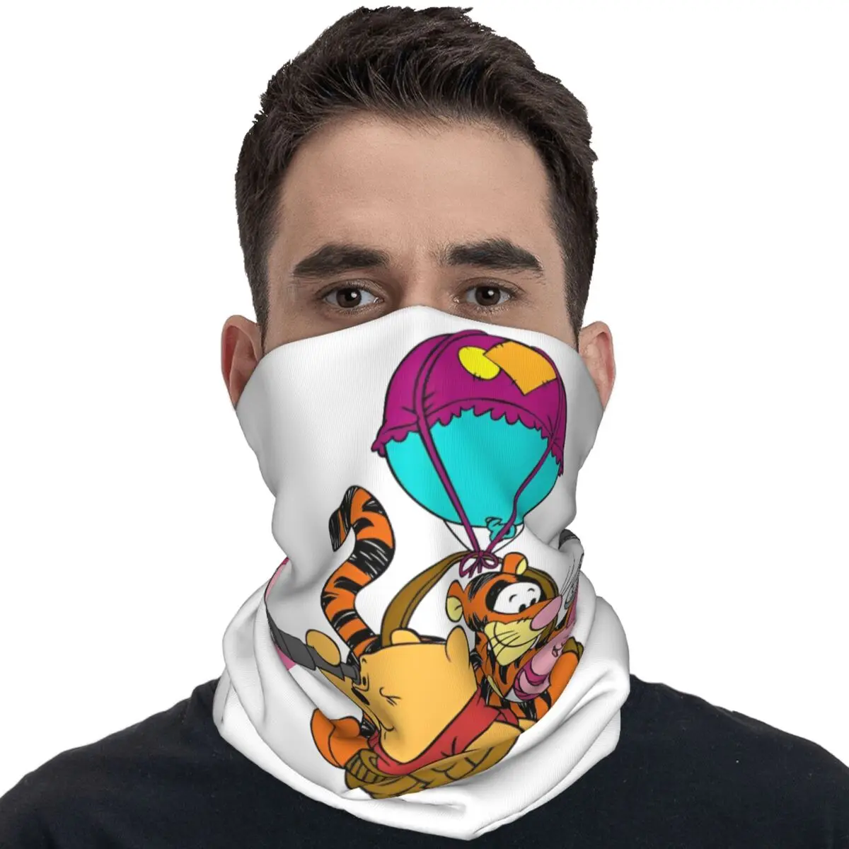 Бандана с изображением пуха медведя друзьями модная Балаклава осенняя Охотничья