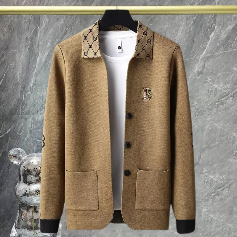 Кардиган мужской с карманами Осень-зима 2024