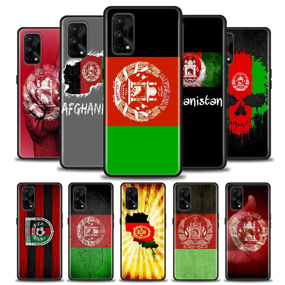 

Phone Case for Realme C2 C3 C21 C25 C11 C12 C20 C35 Oppo A53 A74 A16 A15 A9 A54 A95 A93 A31 A52 A5s TPU Case Loyal Afghan flag