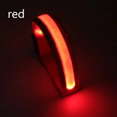 Светодиодные повязки на руку, мигающий оптоволоконный светящийся браслет, ремешок на запястье, рождественские светящиеся ремни на руку, бегущий светодиодный светильник