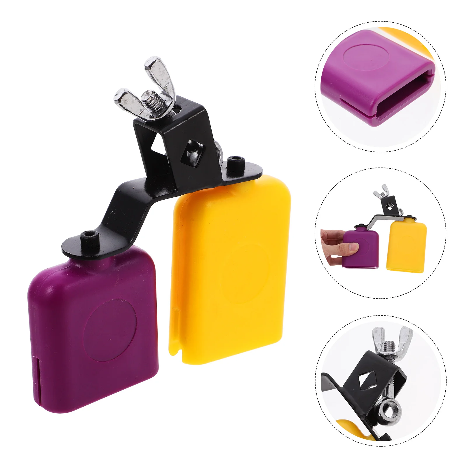 Cowbell Bangzi Percussion Timbales Барабан Музыкальный инструмент Барабаны Блок высоких низких