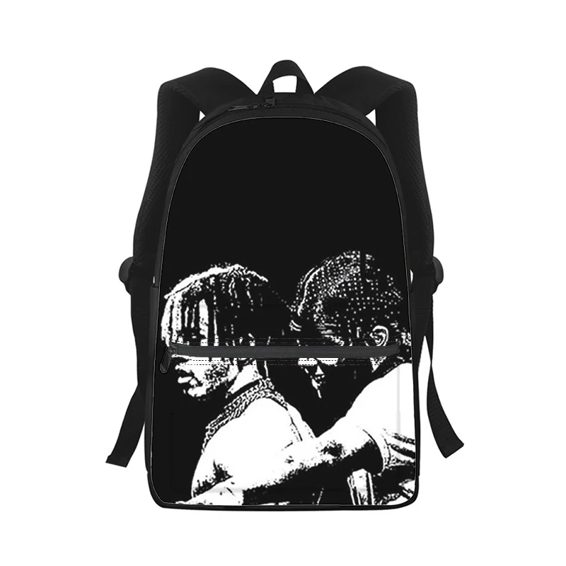 Xxxtentacion Rapper Men Women Backpack 3D Print Fashion Student School Bag Laptop Backpack Kids Travel Shoulder Bag