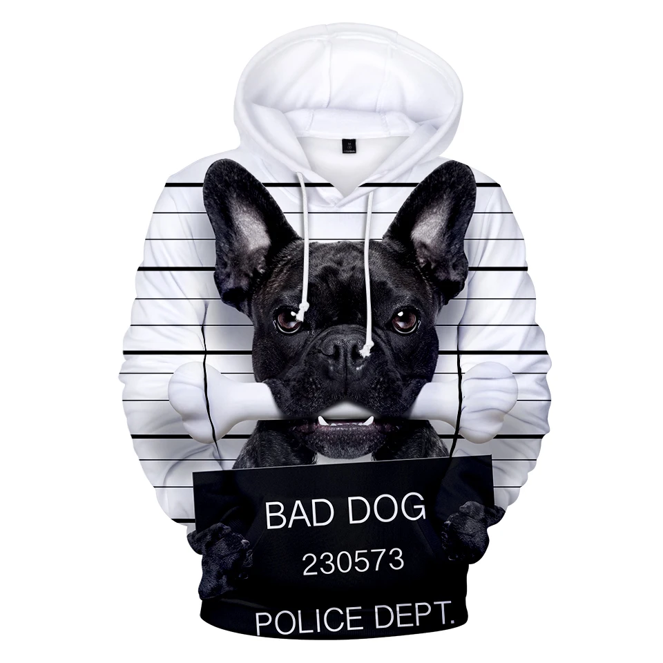 

Cute Pet Dog Hoodies Fashion Long Sleeve Animal Pullover Casual Oversized Hoodies Harajuku Streetwear Men Clothes Sweatshirts