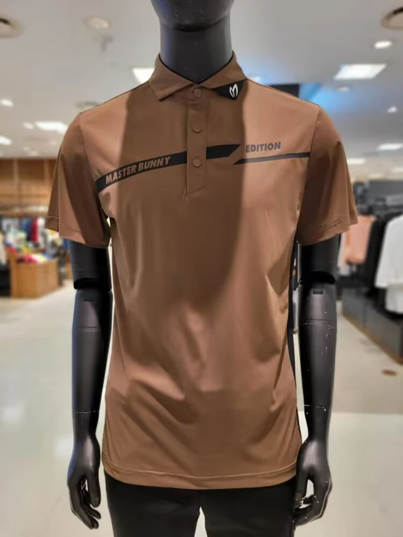 Golf shirt short sleeve  2023New men's Top masterbunny Summer Casual Breathable quick dry