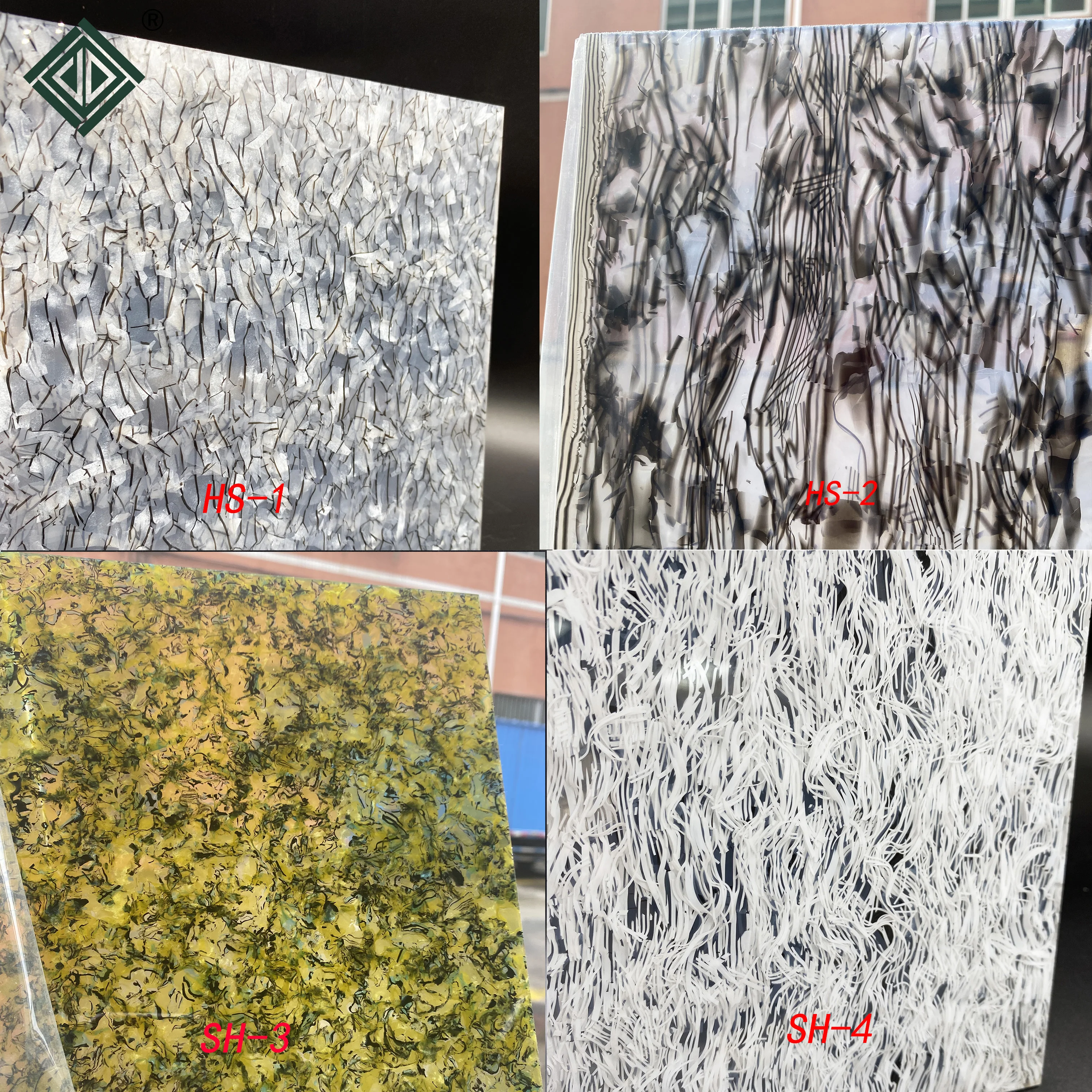 

3MM Thickness 2 Pieces Fancy Acrylic Sheet/Hair Accessories Plexiglass/Organic Glass/DIY Crafts/Bag Pendant/Easy Cutting