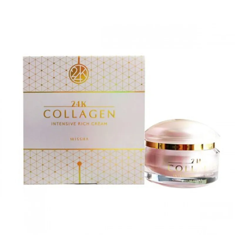 

MISHA 24K Collagen Intensive Rich Cream 50ml Whitening Essence Snail Nourishing Face sleeping mask Anti-Wrinkle Cream