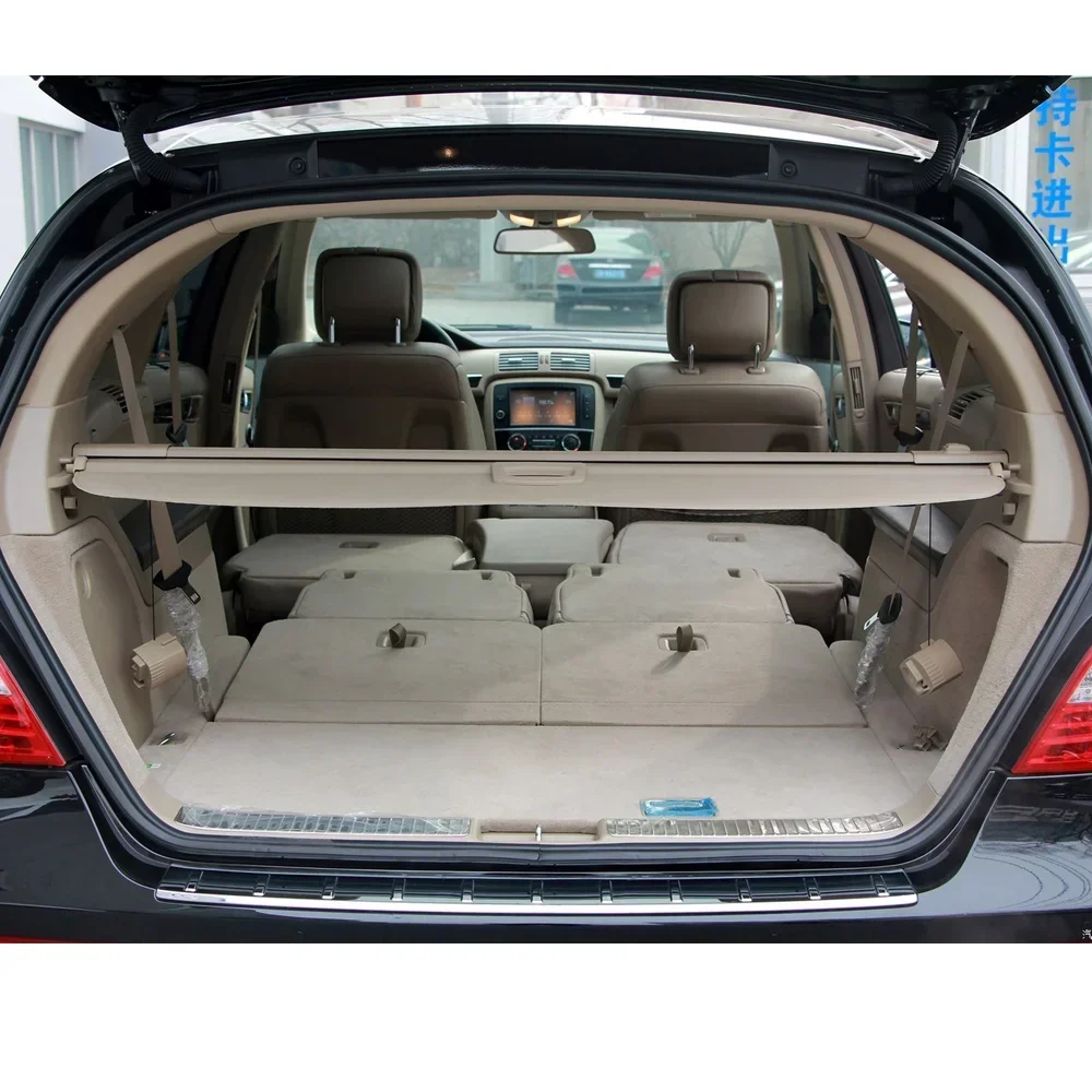 

Крышка багажника автомобиля для Mercedes-Benz R Class W251 350 400 2006 ~ 2013 поднос для багажа защитный щиток занавеска аксессуары для конфиденциальности