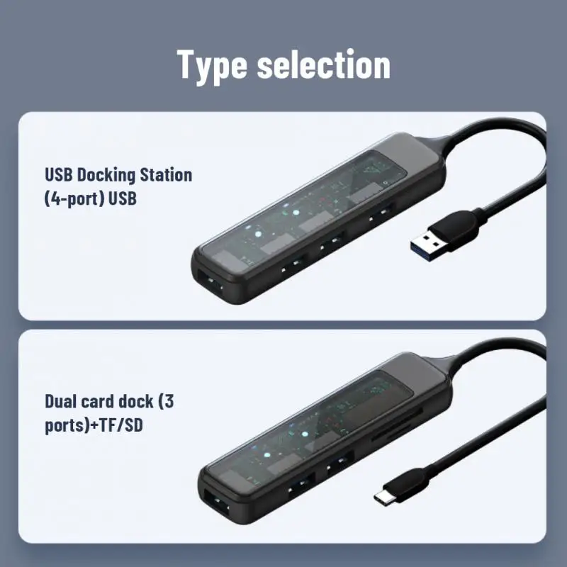 

Док-станция Usb Type-c с кардридером для Sd/Tf-карт