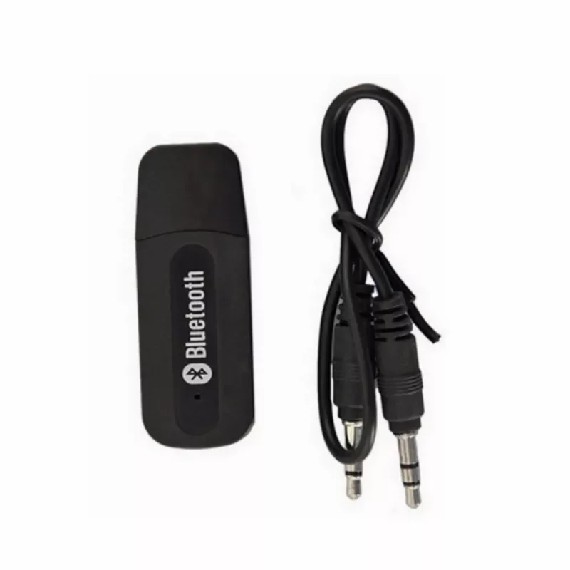 

2022 Bluetooth Audio Receiver Adapter Wireless Music A2DP Dongle with 3.5mm jack AUX transmitter USB charging