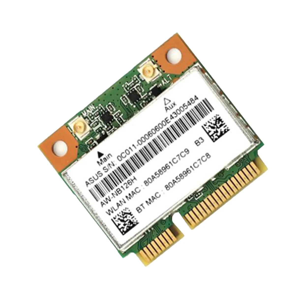 3X Новая для AzureWave AW-NB097H AW-NB100H AR3012 AR5B225 Half Mini PCI-E Wifi BT4.0 Wlan Беспроводная карта