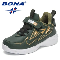 bona 2022 new designers fashion tennis sport shoes children running breathable sneakers boys casual shoes girls walking footwear