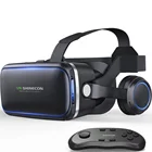 3D очки виртуальной реальности Shinecom, стереогарнитура виртуальной реальности с захватывающей игровой консолью виртуальной реальности, мобильная игровая ручка для IOS, Android