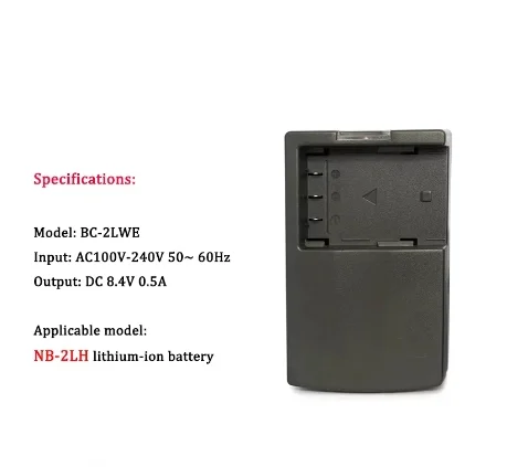 CB-2LWE CB-2LTE Зарядное устройство для камеры Canon FV500 M20 M30 M10 M200 S30 S40 S45 S50 S60 S70 S80 G7 G9 NB-2LH NB-2L
