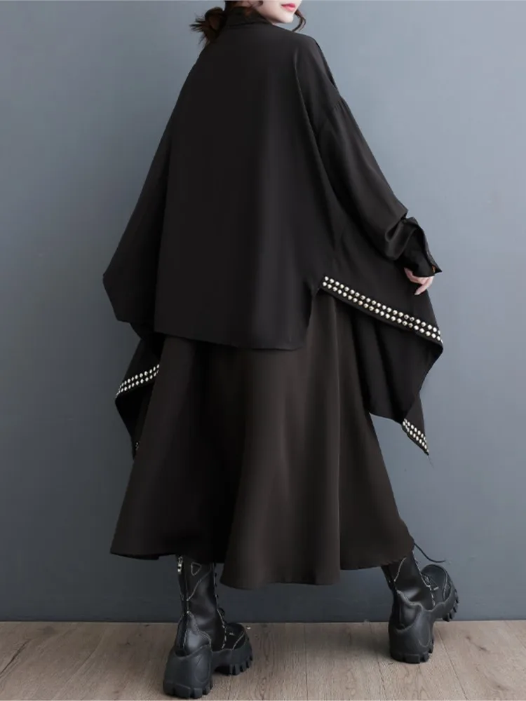 Женская рубашка больших размеров