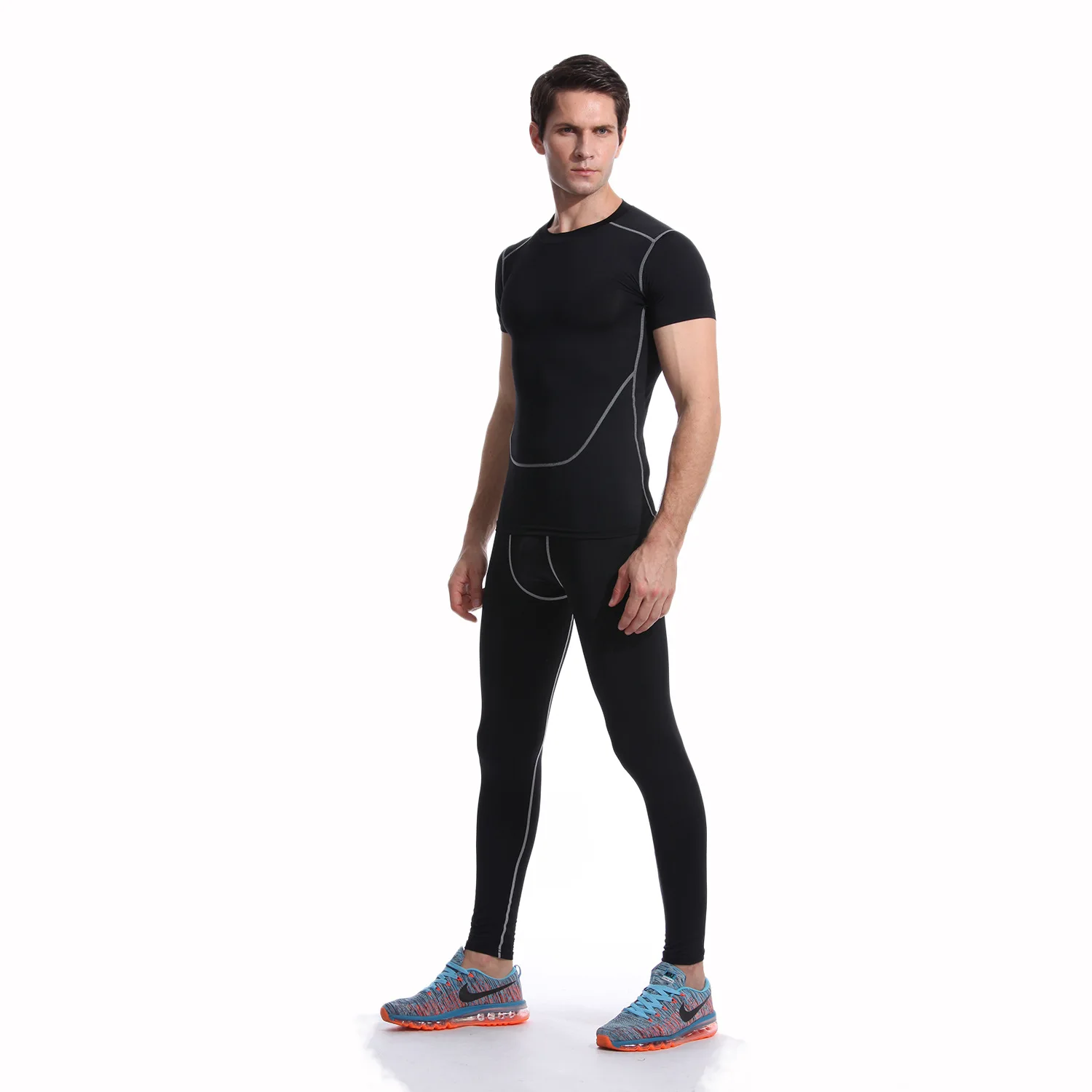 

90108 Men's blank t-shirt men's spring 100% cotton short sleeve t-shirt men's casual retro t-shirt men's