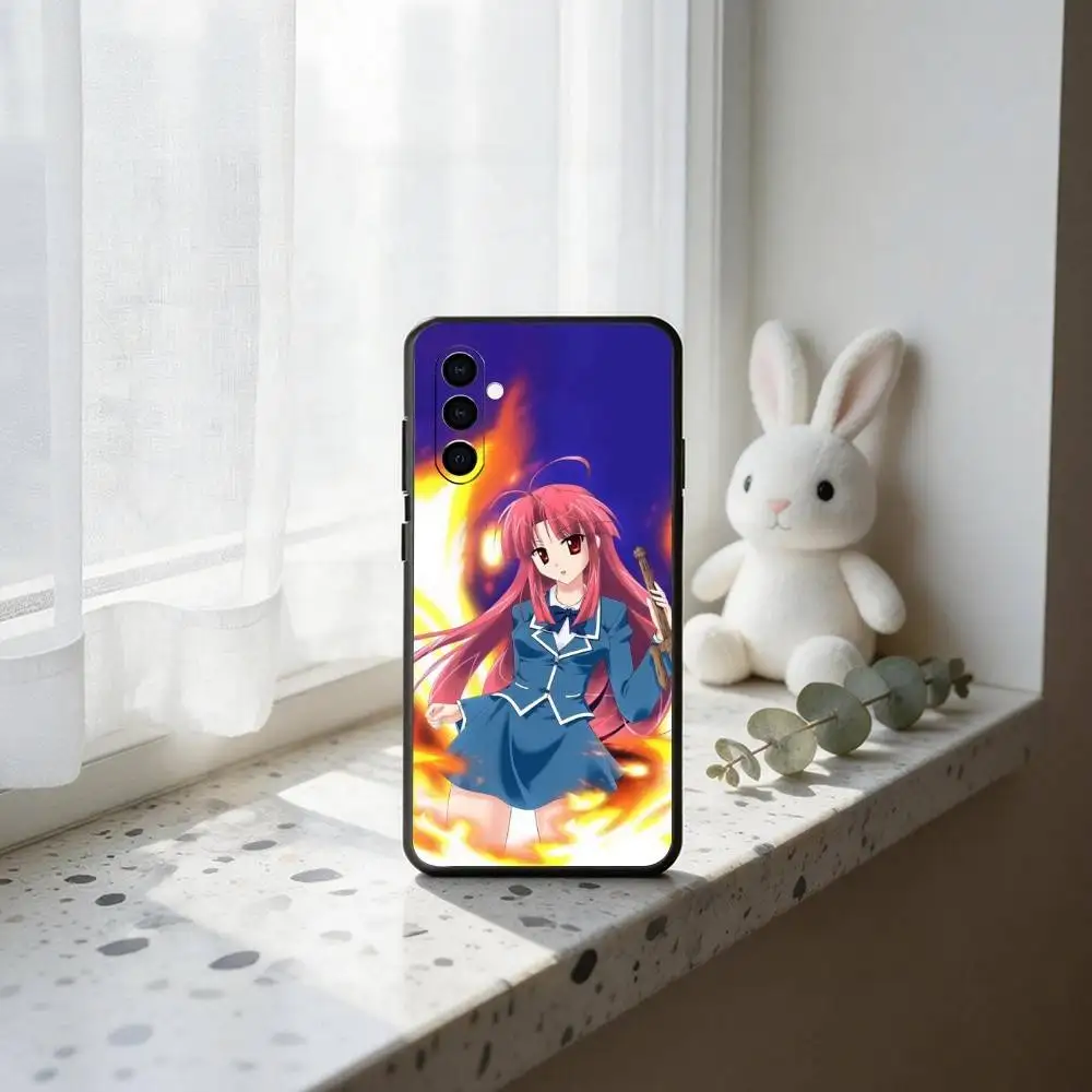 Фото Чехол для телефона F-Firebending A-Ayano K-Kannagi для Samsung Galaxy A73, A72, A71, A70, A53, A52, A51, мягкий силиконовый черный чехол №2
