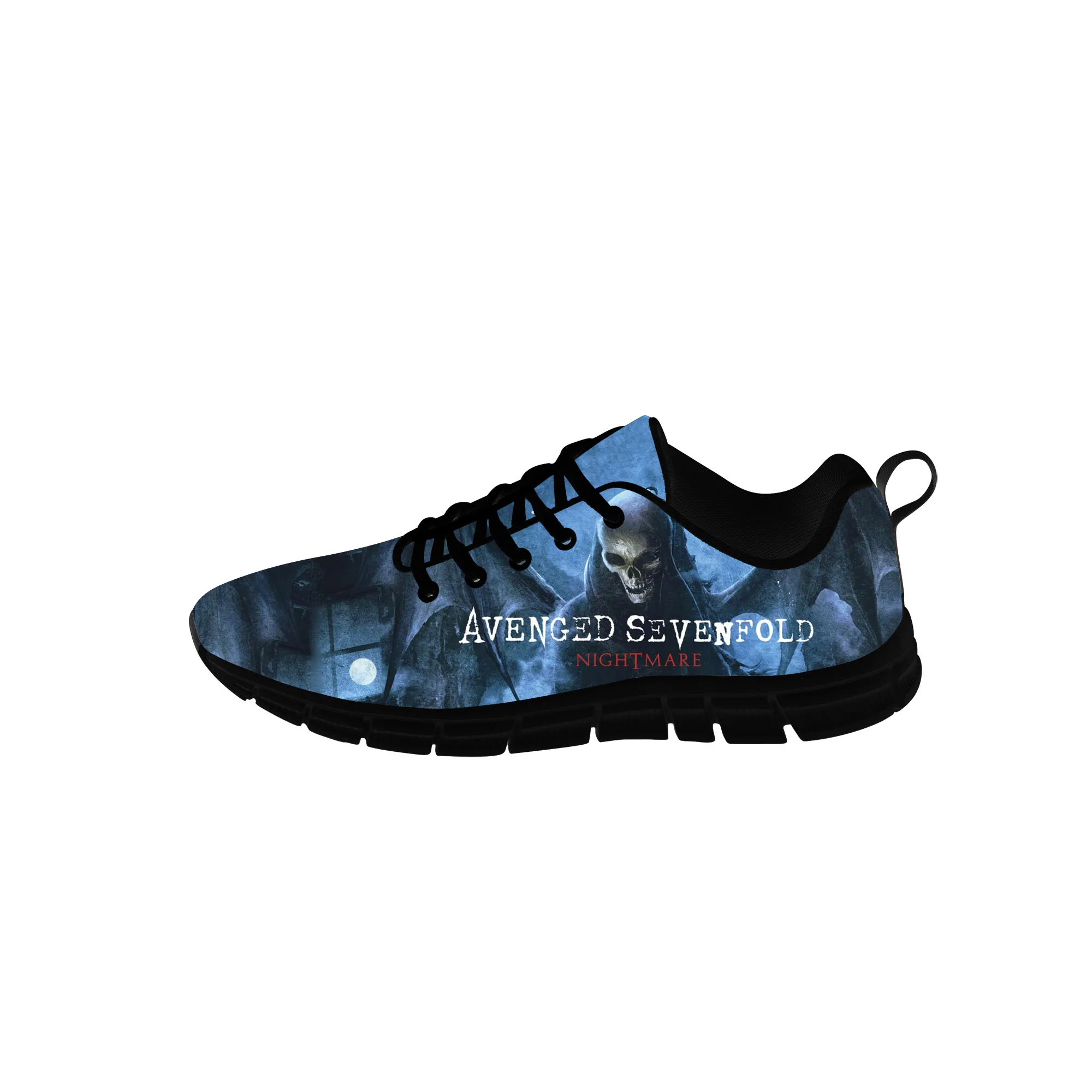 

Avenged Sevenfold A7X Sneakers Mens Womens Teenager Casual Cloth Shoes Canvas Running Shoes 3D Print Lightweight shoe Black