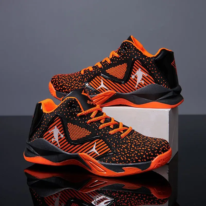 

Unisex Basketball Shoes Athletic Sneakers Street Trainer Sports Running Shoes Outdoor for Women Basketball Shoes Plus Size 36-45