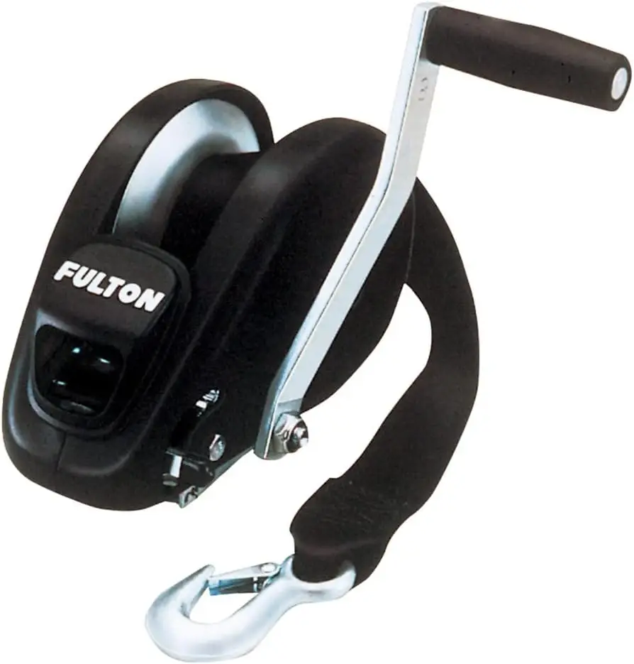 

Single Speed Winch with 20' Strap and Cover - 1400 lbs. Capacity, 1 Pack