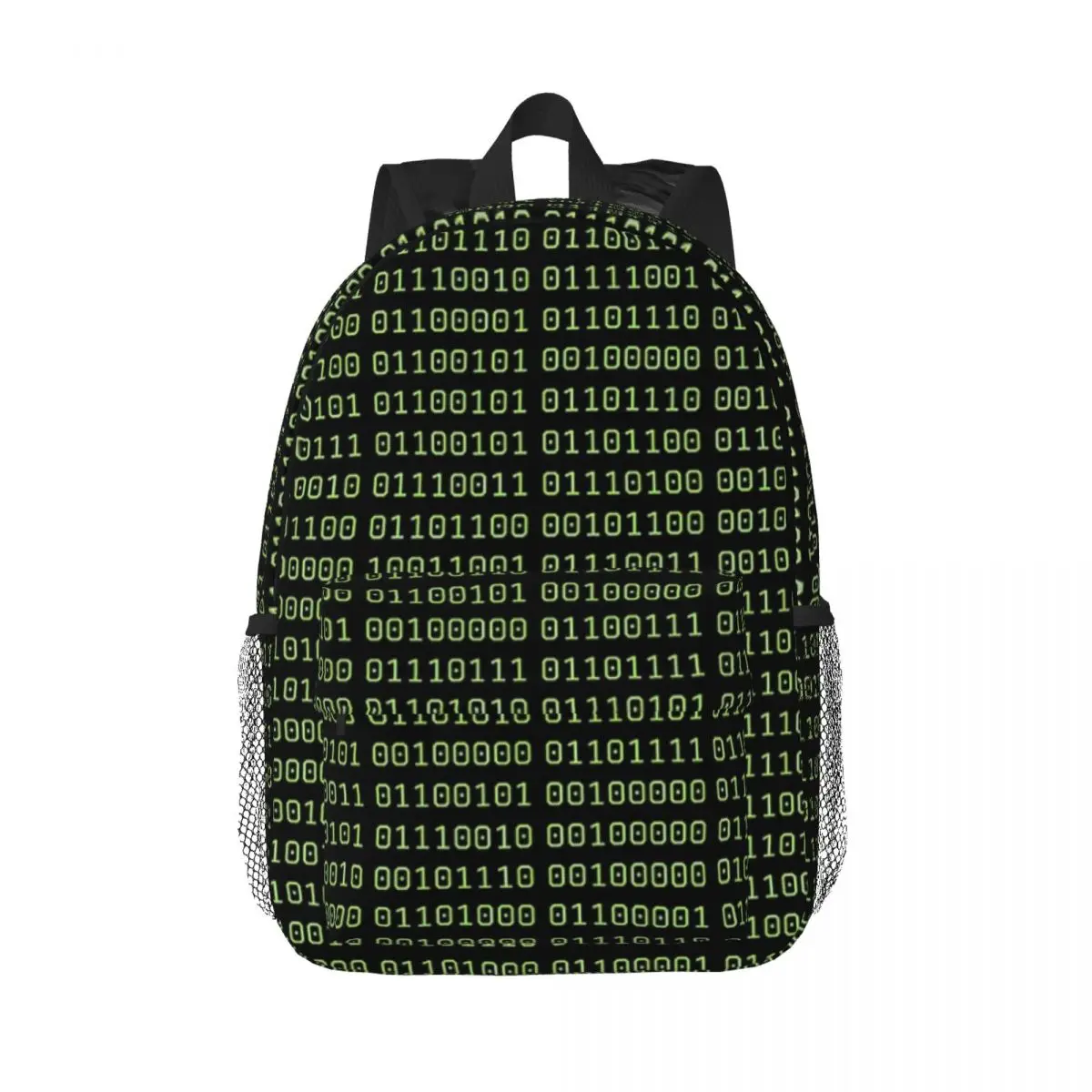

Matrix Binary Digits Code Backpacks Teenager Bookbag Cartoon Children School Bags Laptop Rucksack Shoulder Bag Large Capacity