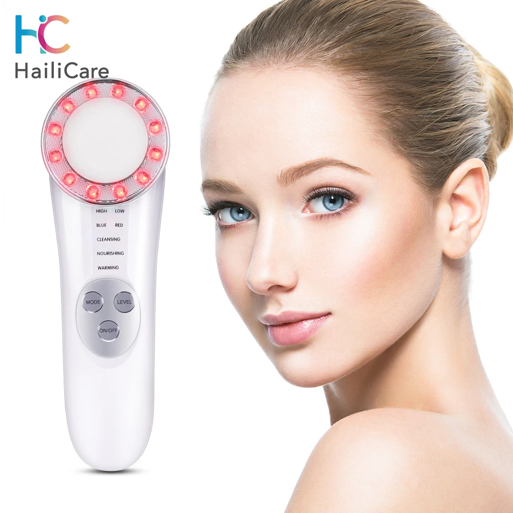 

Facial Massager Beauty Device Led Light Therapy Microcurrent Face Lift High Frequency Anti-wrink Face Tightening Skin Care