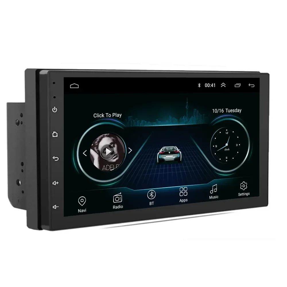 Универсальный автомобильный радиоприемник мультимедийный плеер на Android с 7