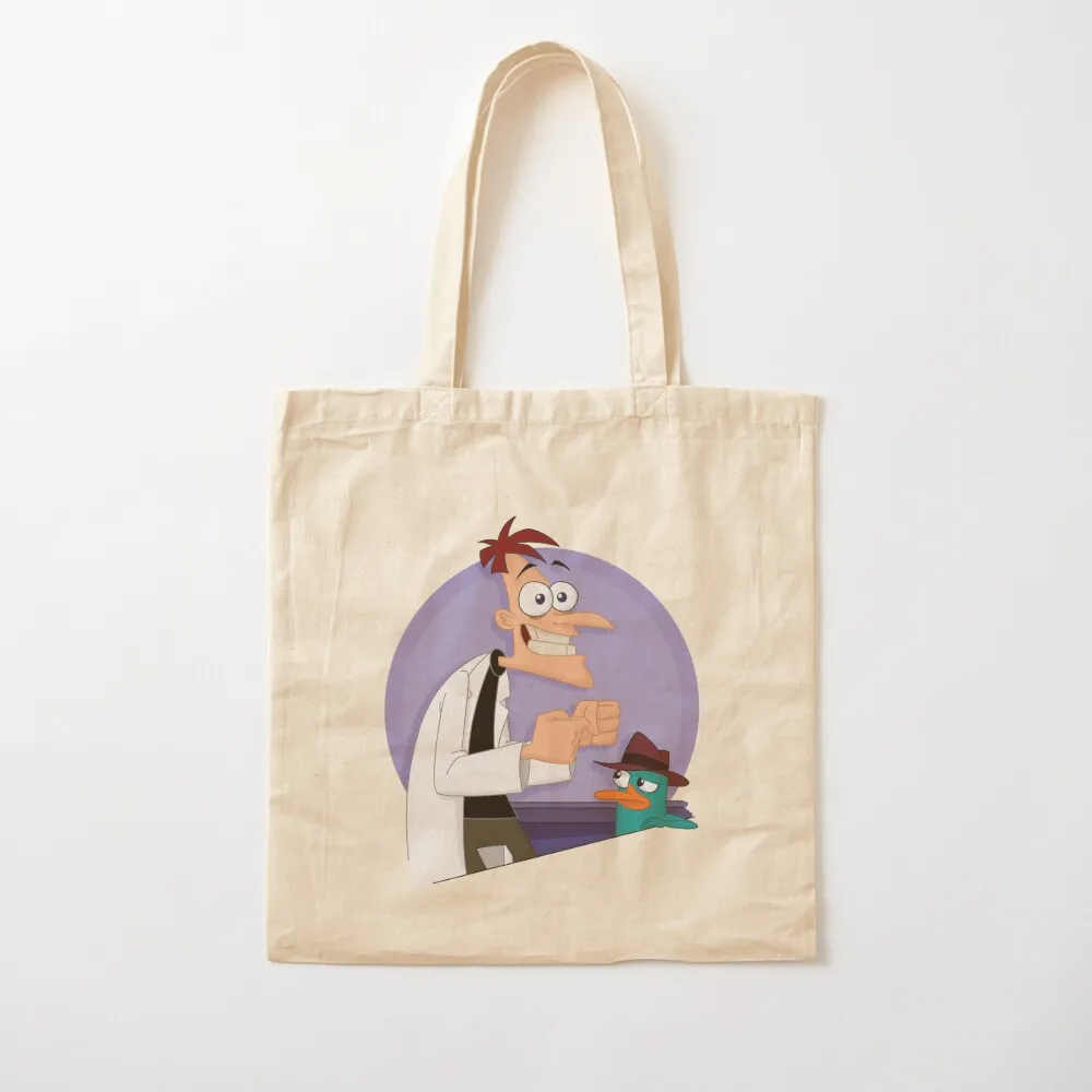 Сумка-тоут Doof and Perry многоразовые сумки для продуктов складная сумка супермаркета