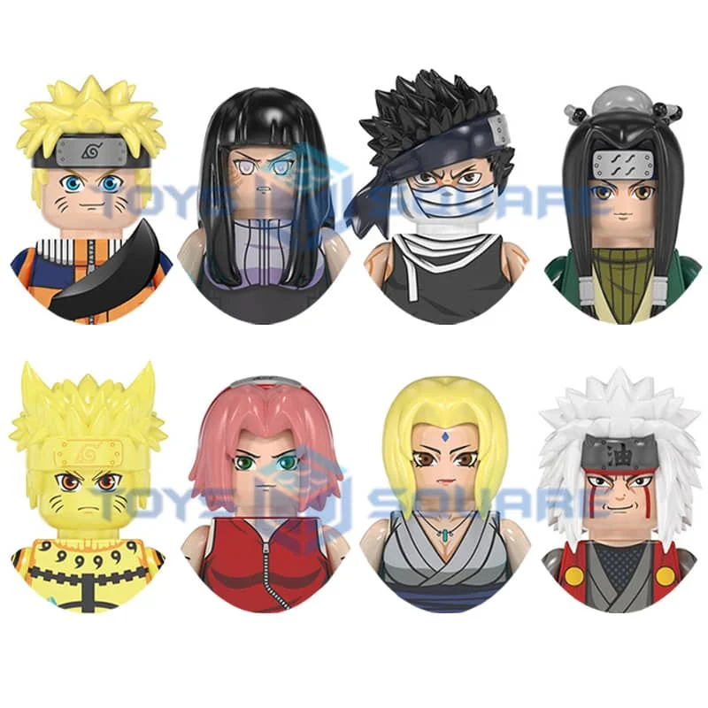 

Конструктор удзумаки, гиюга, Хината, момопочи, Zabuza, Haku, Haruno, Sakura, Tsunade, Jiraiya, набор игрушек, кубики MOC
