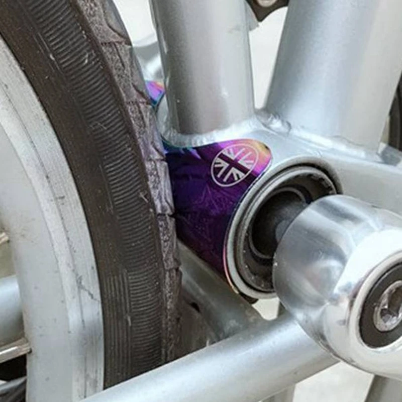 Защитные накладки на раму велосипеда из сплава с ЧПУ для складного Brompton нижний