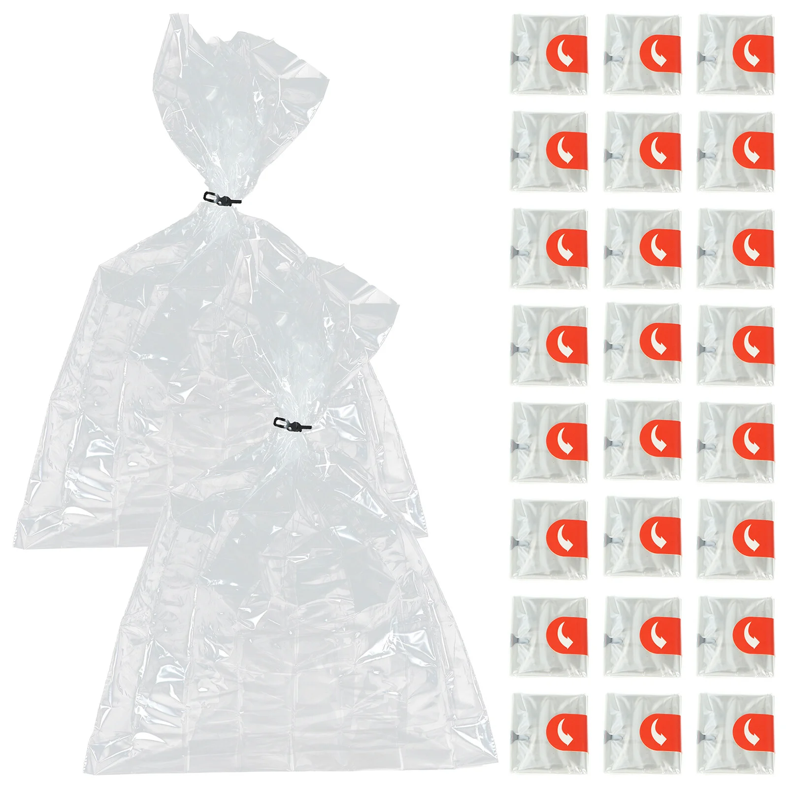 

50 Pcs Clothes Packing Bags Brine Toast High Temperature Meat Heat Resistant Grilling White Pet