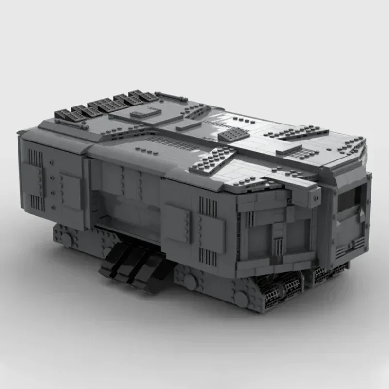 Звездная модель фильма Moc строительные кирпичи пустынный комбайн технология