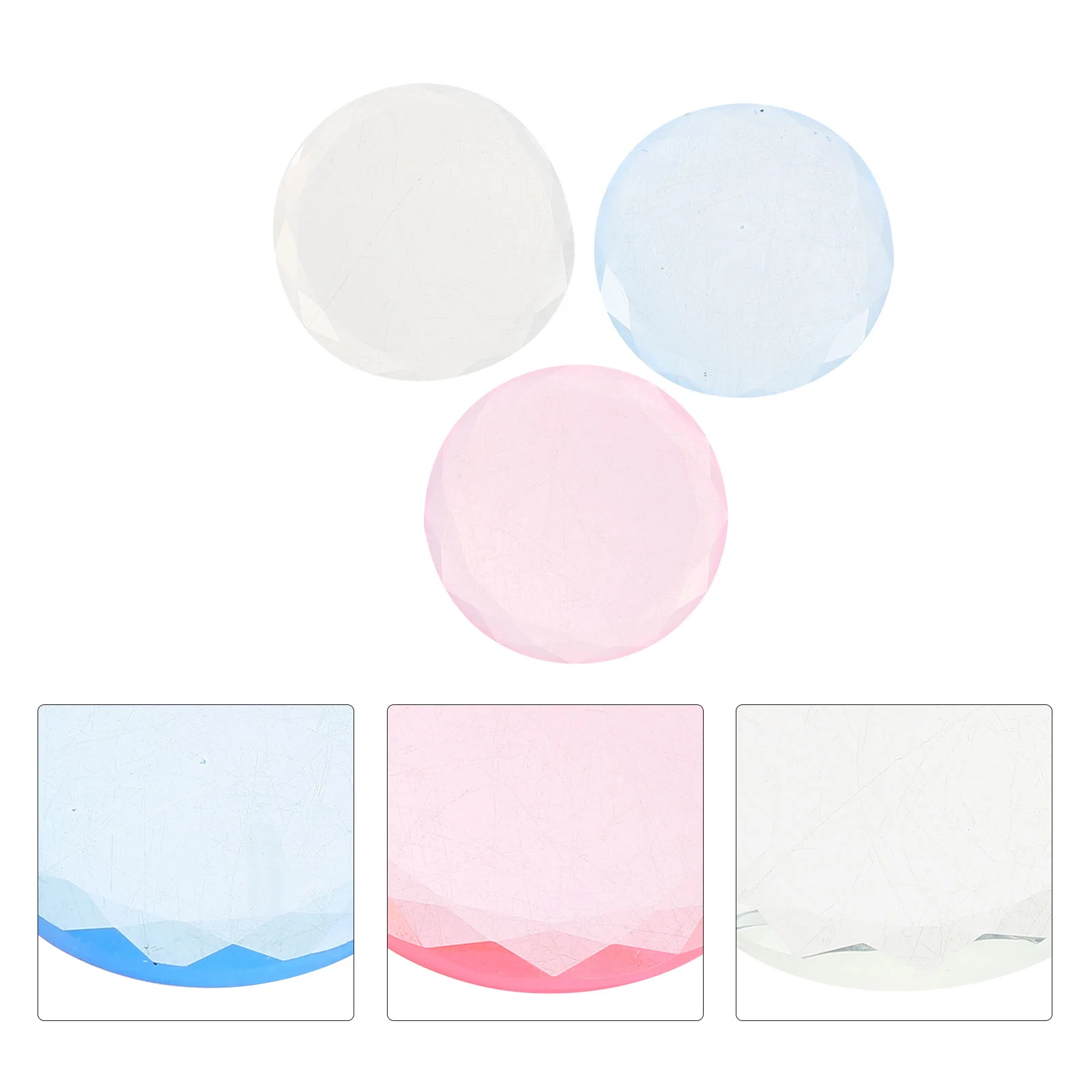 

Eyelash Grafting Pallet Pad Extension Lash Glue Plates Gasket Tool False Tray Round Eye Console Holder Practical Supply Delay