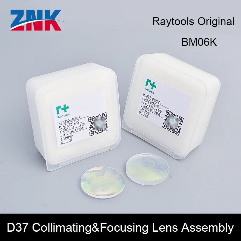 Фото Оригинальный коллимирующий и фокусирующий зеркальный блок ZNK Raytools D37-F200, двойное выпуклое + менискусное составное зеркало, аксессуары для линз BM06K №1