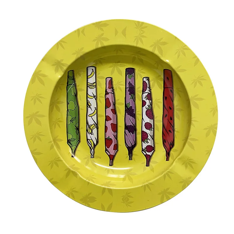 5 43 дюймовая круглая металлическая пепельница для курения сигарет-доступно