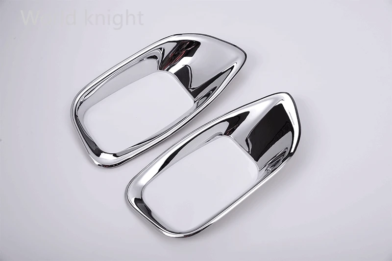 

ABS Chrome Car Seat Side Adjustment Button Decoration Frame Cover Trim 2pcs for Jaguar XE/F-pace/XFL/XF X761 2016-2017