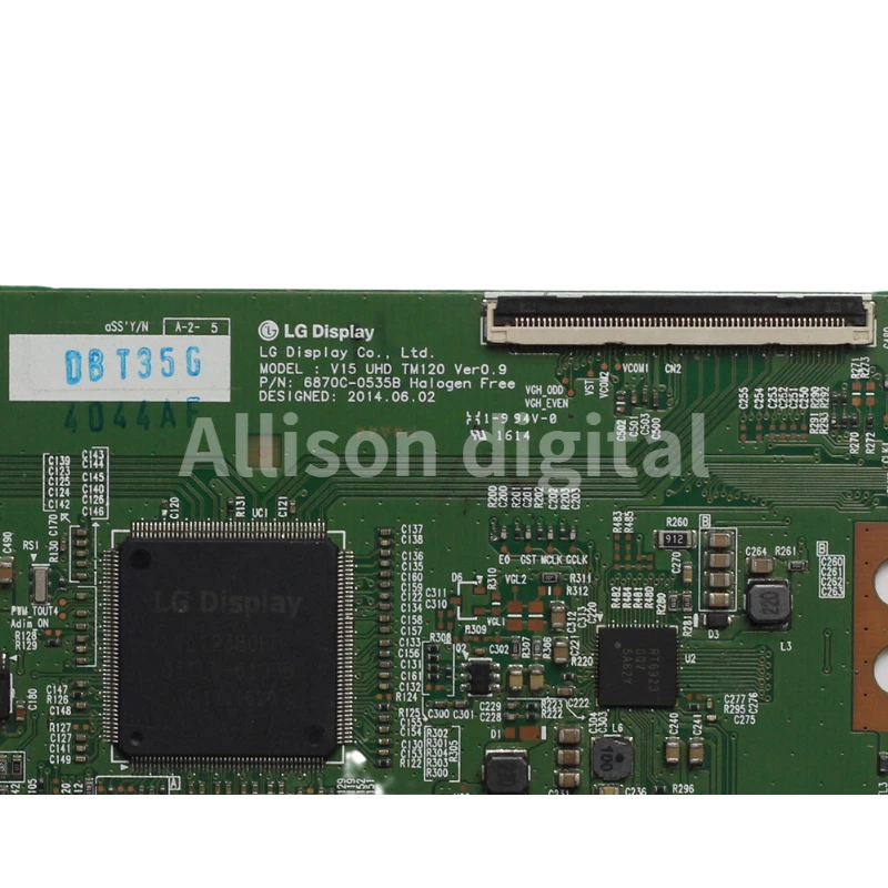 Плата T-con 6870C-0535B для LG Display V15 UHD TM120 Ver0.9 и т. д. 2 типа панелей телевизионной платы 6870C